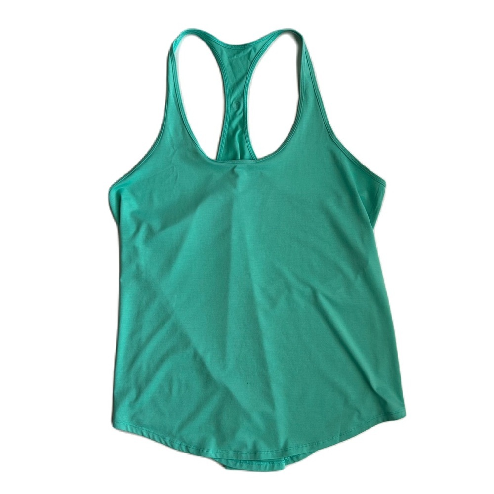 Lululemon‎ Women's Green Tech Mesh Singlet Size 10 Large